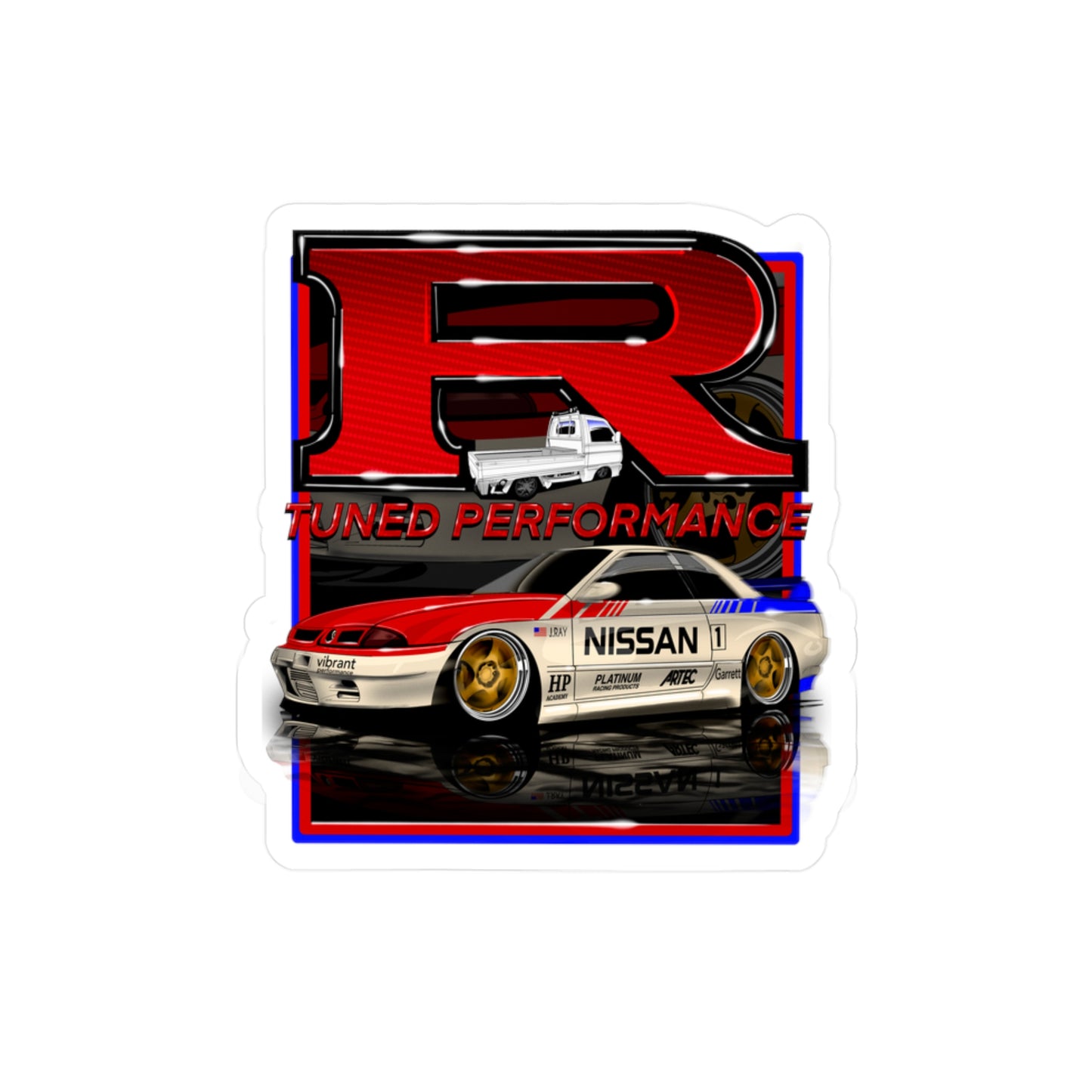 R Tuned Performance Vinyl Decals