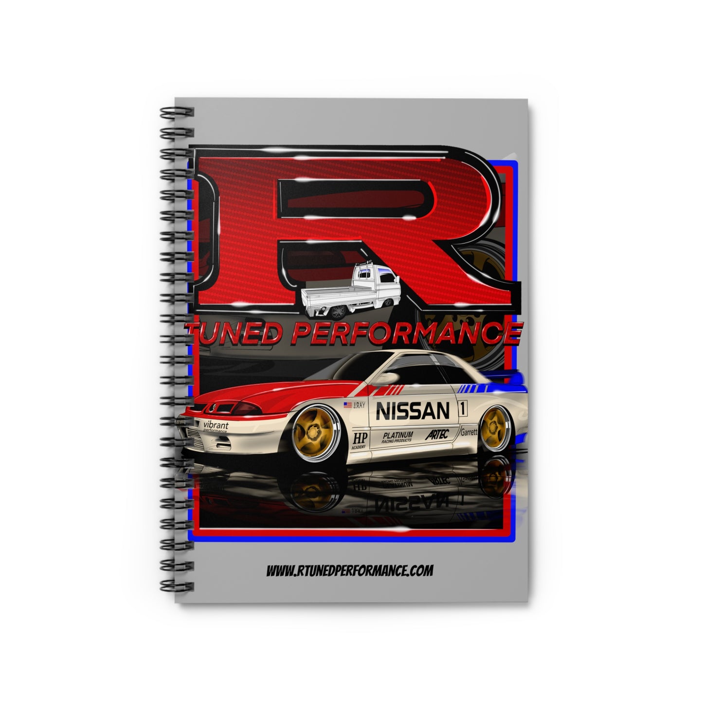 R Tuned Performance Spiral Notebook – Because Horsepower Deserves Handwriting