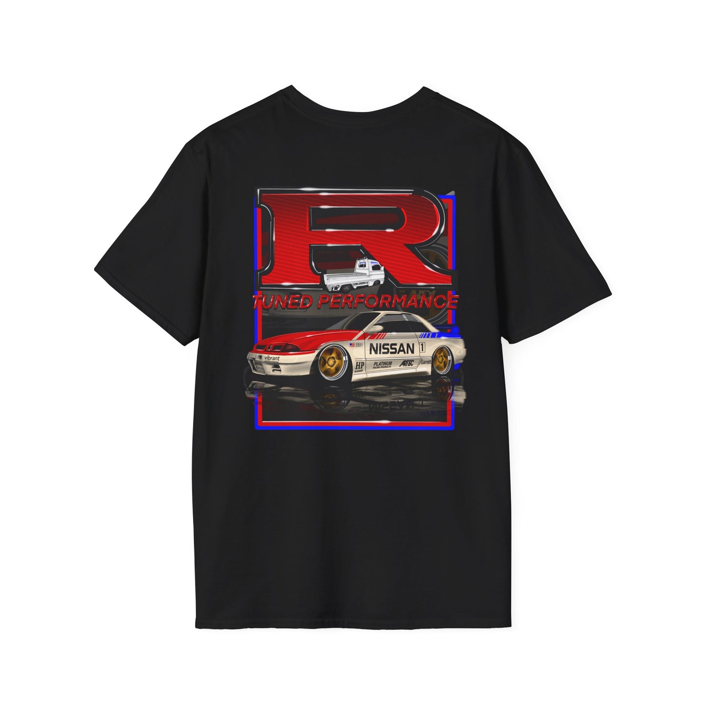 Softstyle T-Shirt with #RBTHEWORLD and Nissan Performance, Car Enthusiast Apparel