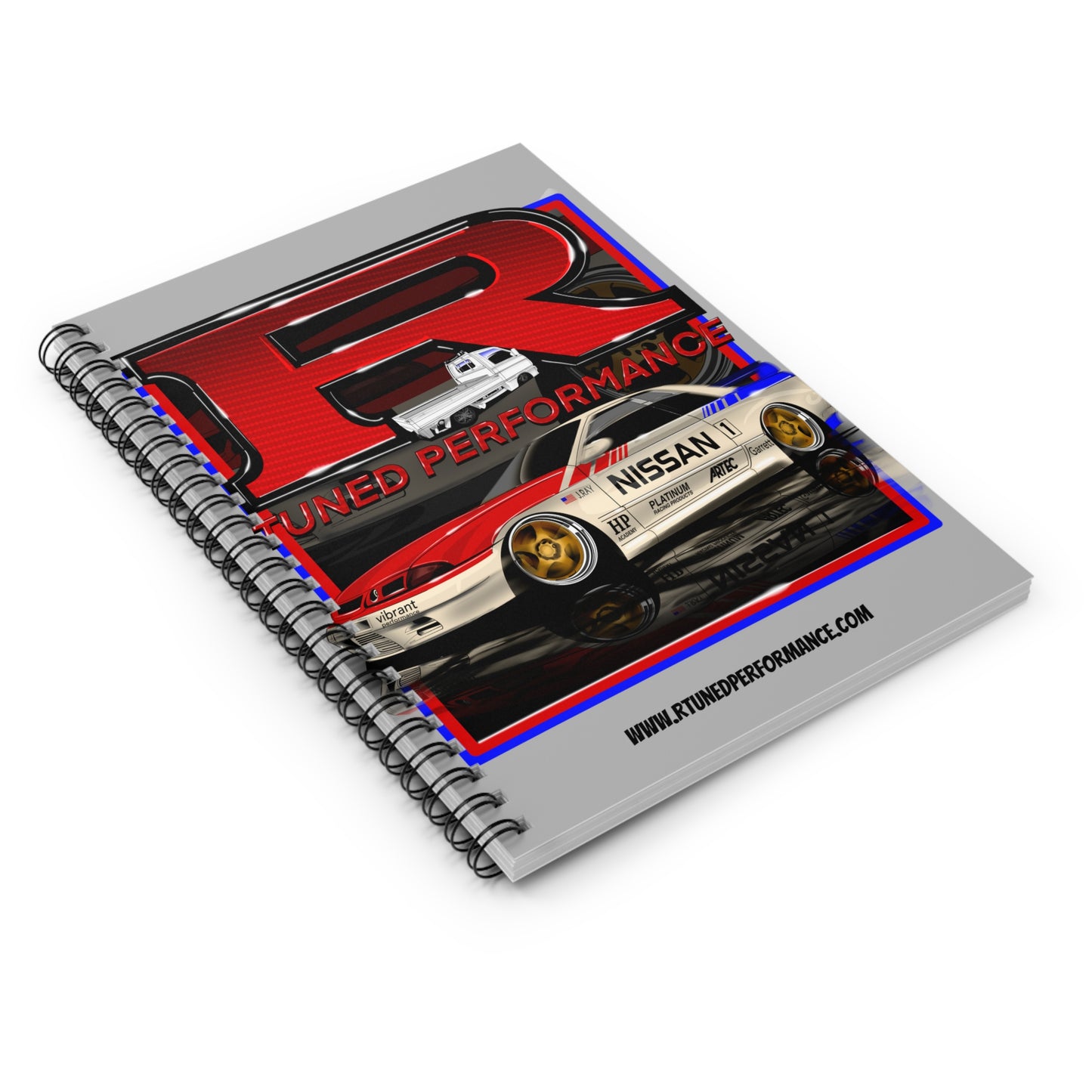 R Tuned Performance Spiral Notebook – Because Horsepower Deserves Handwriting