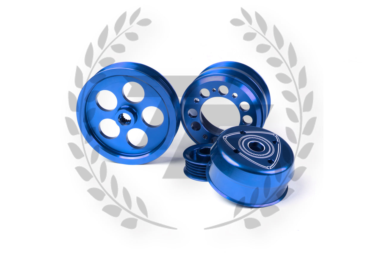 TF Lightweight Aluminum Pulley Kit Mazda RX7 FD3S 13B