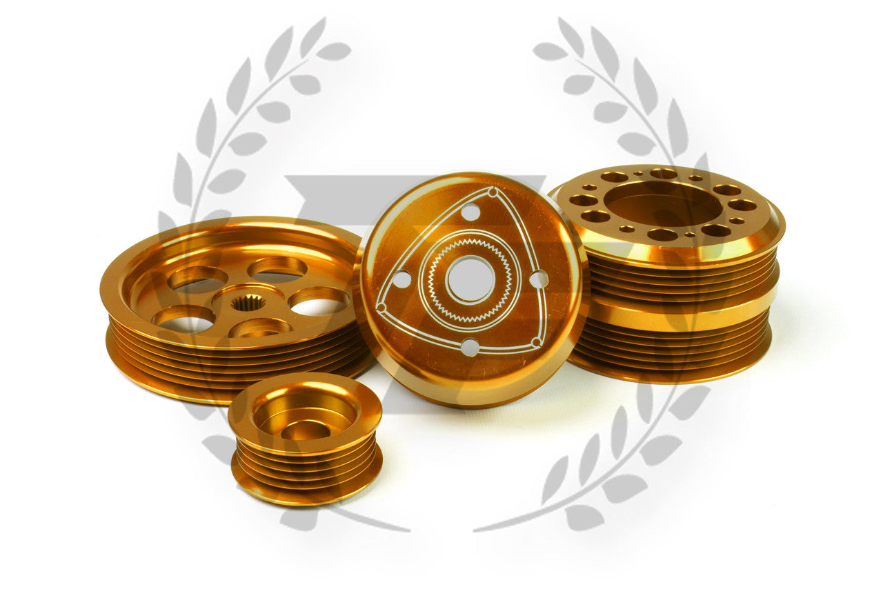 TF Lightweight Aluminum Pulley Kit Mazda RX7 FD3S 13B