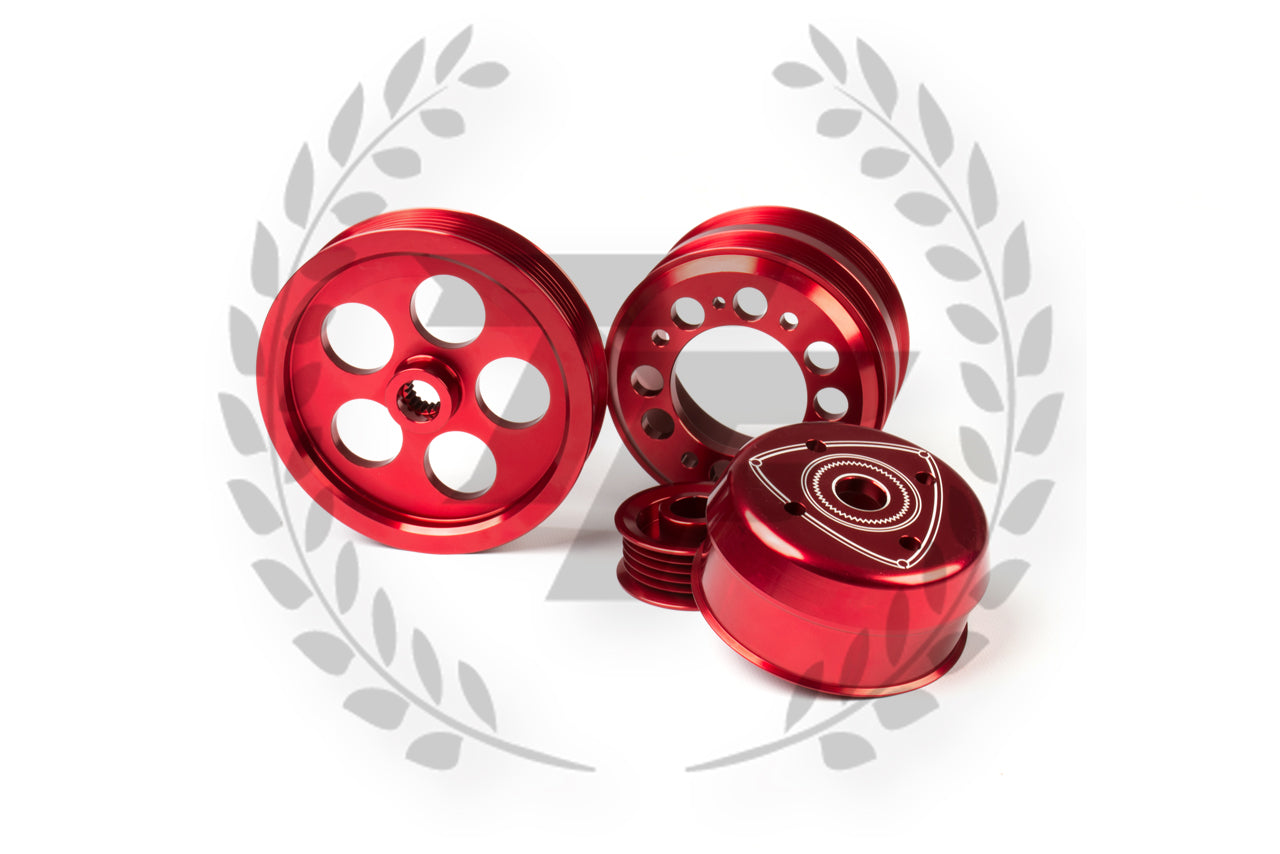 TF Lightweight Aluminum Pulley Kit Mazda RX7 FD3S 13B