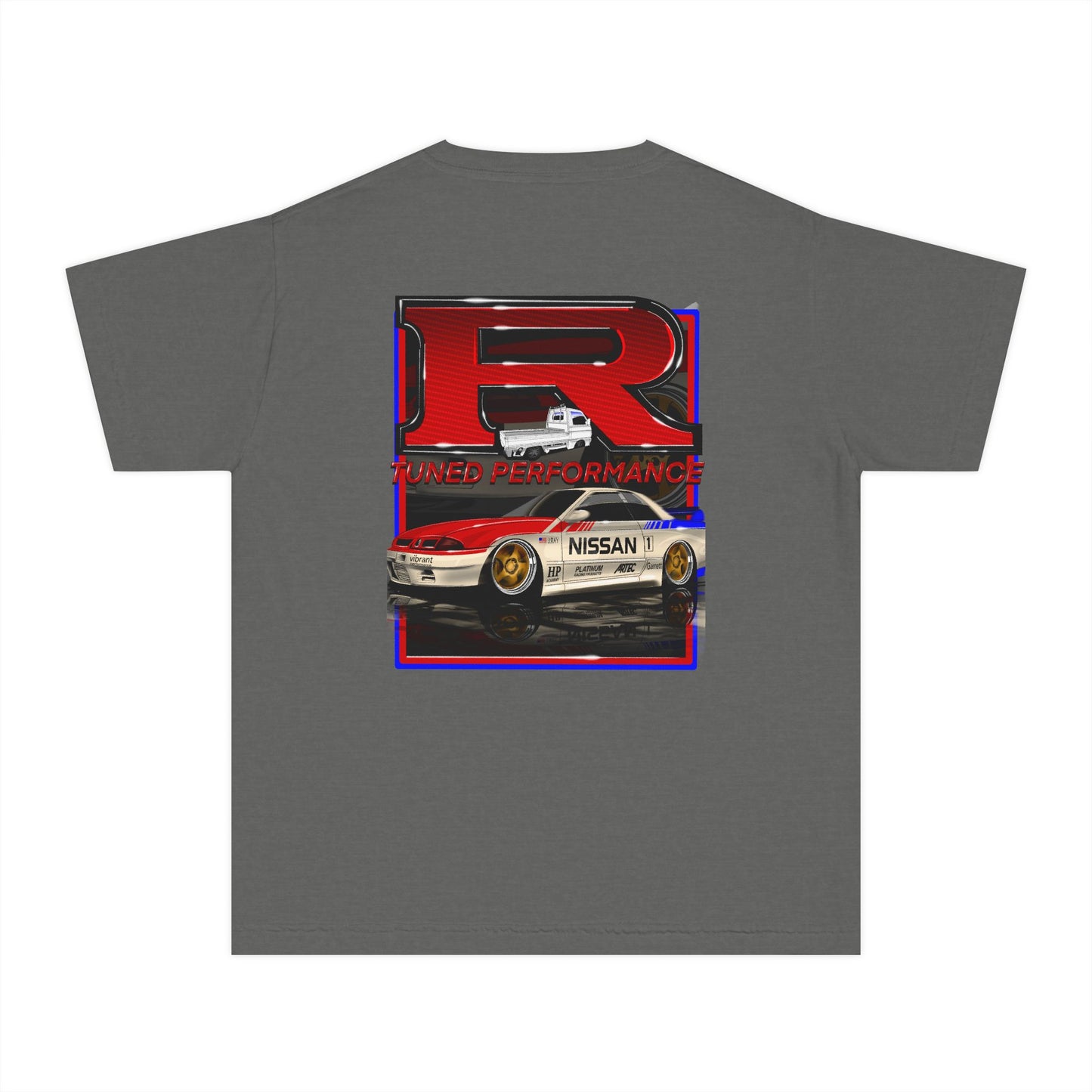 R-Tuned Performance Youth Tee — Nissan Skyline Racing Graphic