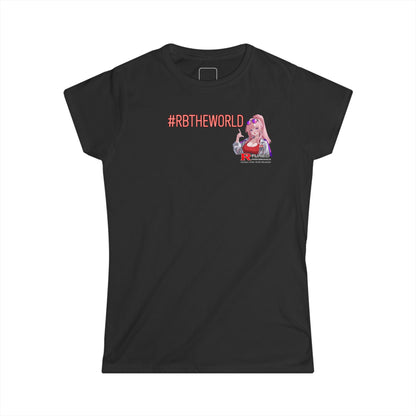 R-Tuned Anime Girl Car Tee — #RBTHEWORLD Racing Graphic Women's T-Shirt