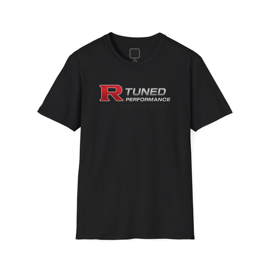 R Tuned Performance Unisex Softstyle T-Shirt | Car Enthusiast Tee, Automotive Gift, Racing Apparel, Streetwear Fashion