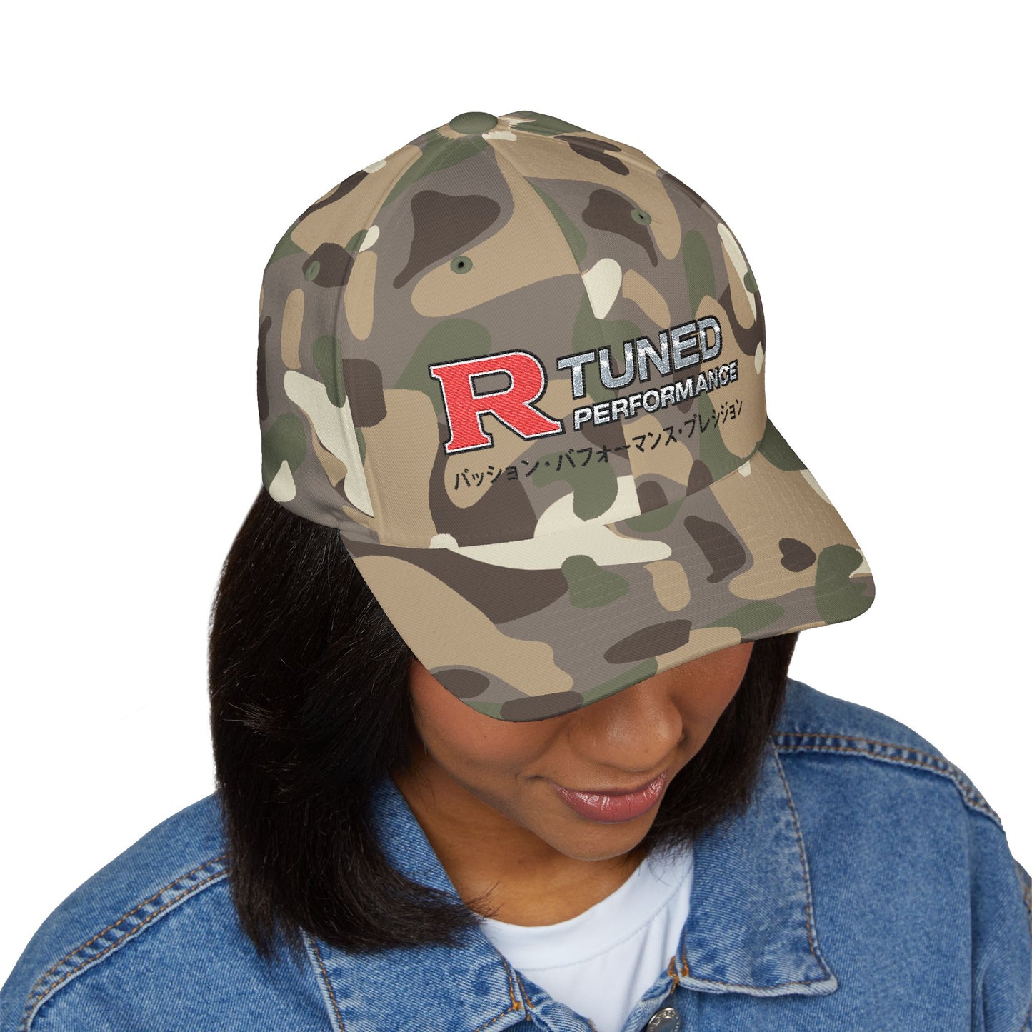 R Tuned Performance Embroidered Cap, Adjustable Baseball Hat, Lifestyle Accessory, Gift for Car Enthusiasts, Custom Headwear