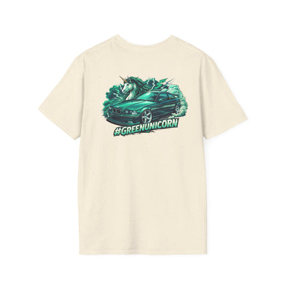 R-Tuned Performance T-Shirt — #GreenUnicorn Racing Car Graphic Tee