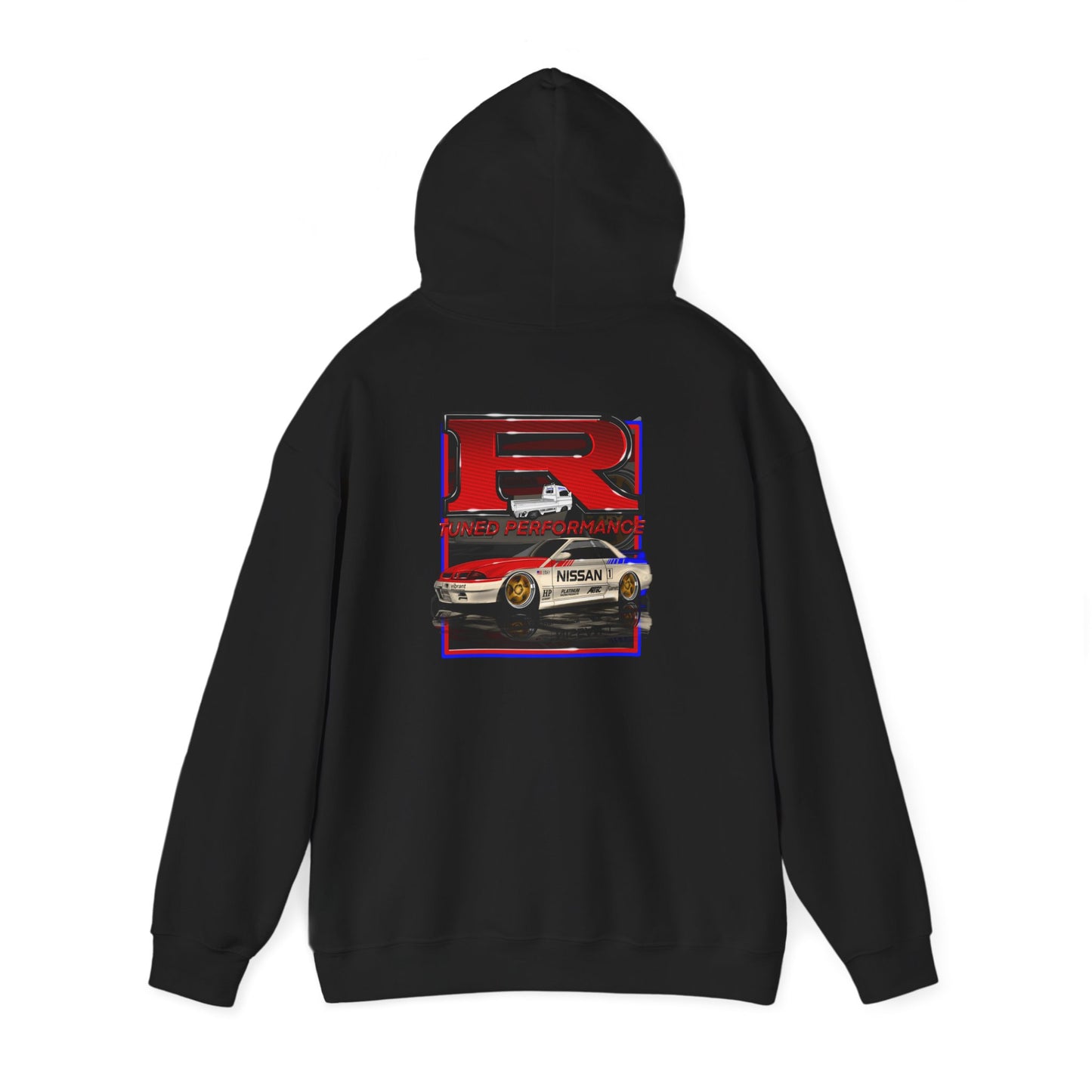 R Tuned Performance Hoodie - Car Enthusiast Sweatshirt, Automotive Gift, Racing Apparel, Unisex Hoodie, Motorsport Style