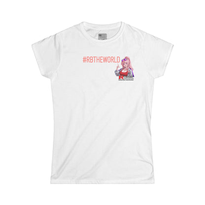 R-Tuned Anime Girl Car Tee — #RBTHEWORLD Racing Graphic Women's T-Shirt