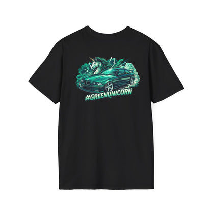 R-Tuned Performance T-Shirt — #GreenUnicorn Racing Car Graphic Tee