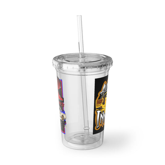 R Tuned & Audio Innovations Clear Acrylic Tumbler with Straw – Reusable Suave Cup