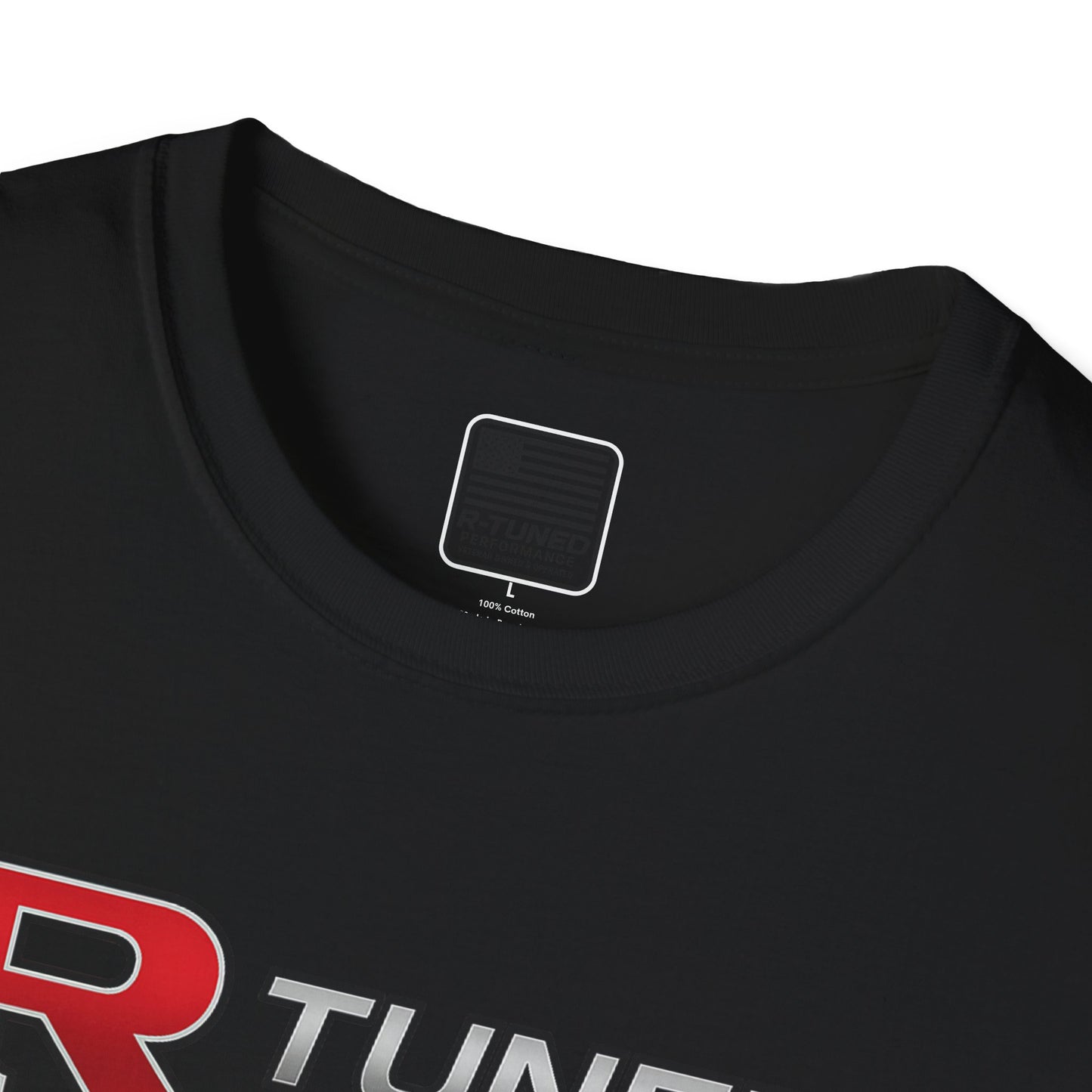 R Tuned Performance Unisex Softstyle T-Shirt | Car Enthusiast Tee, Automotive Gift, Racing Apparel, Streetwear Fashion