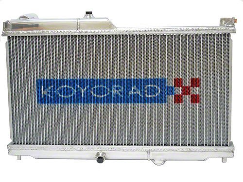 Koyo Aluminum N-FLO Dual Pass Racing Radiator - 93-95 Mazda RX7 (FD3S)