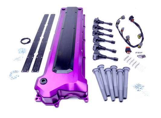 PRP Billet Rocker Cover and Integrated Coil kit - Nissan TB48